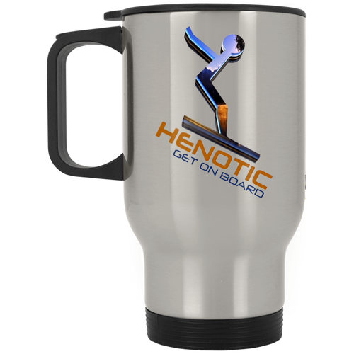 Henotic Silver Stainless Travel Mug