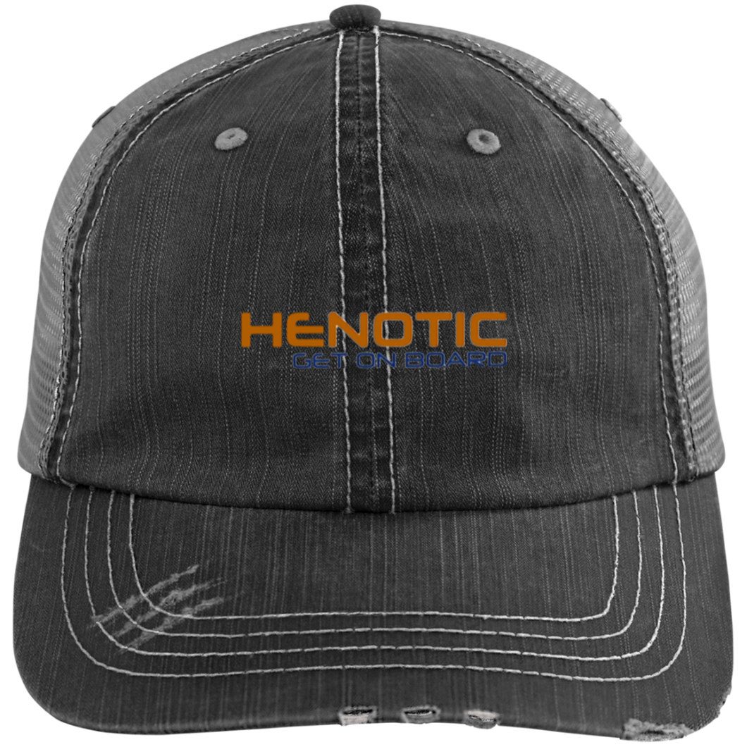 Henotic Distressed Unstructured Trucker Cap