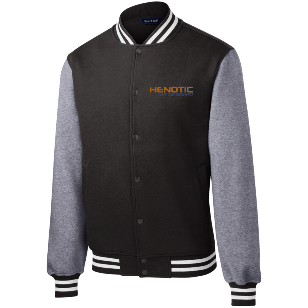 Henotic Fleece Letterman Jacket