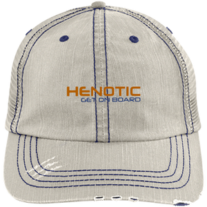 Henotic Distressed Unstructured Trucker Cap