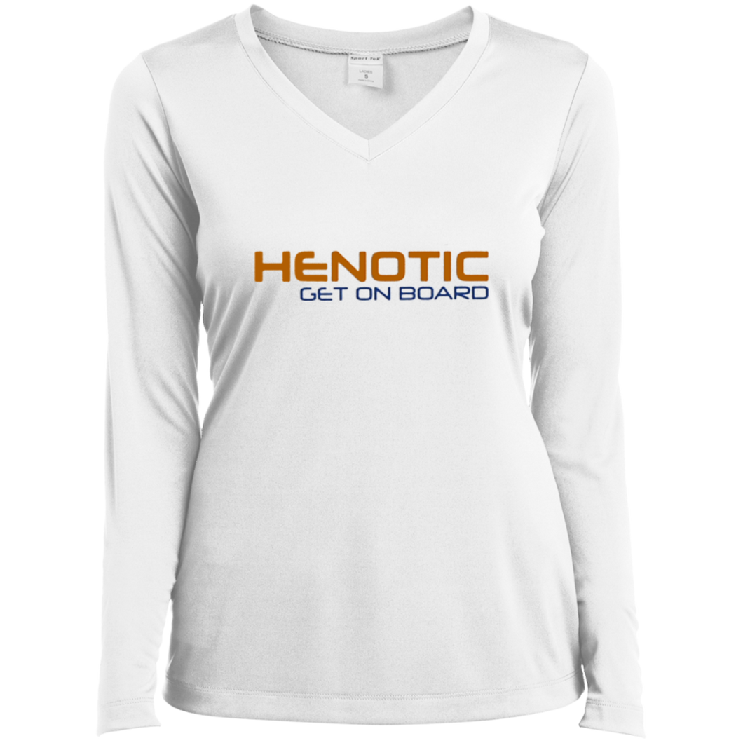 Henotic Ladies' LS Performance V-Neck T-Shirt